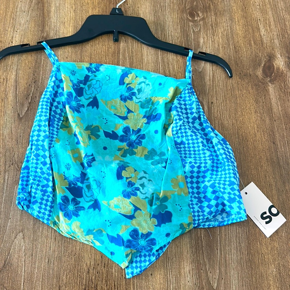 Good For Life Tie Back Crop Top